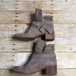 Ugg Stacked Heel Ankle Boots Size 8
